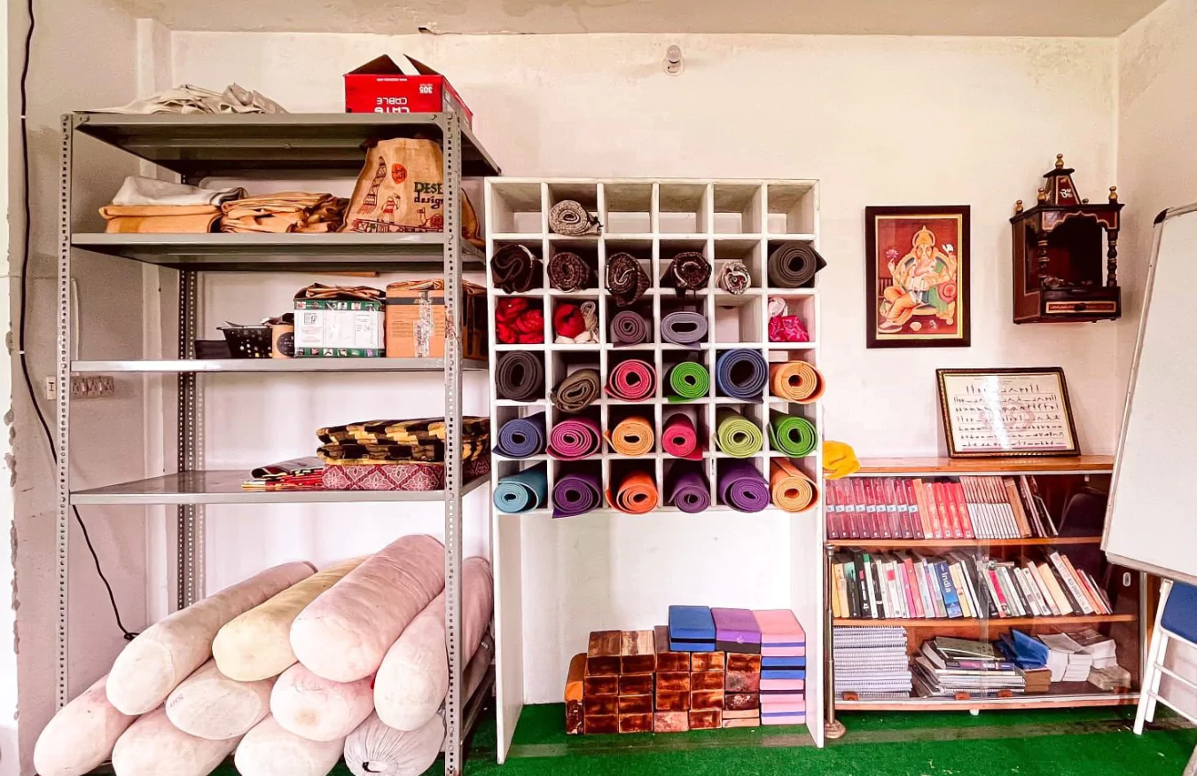 View from the balcony of the student accommodation.